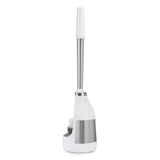 Polder Belle Design Toilet Brush Caddy with Optimized Brush Head for Hard-to-Reach Places