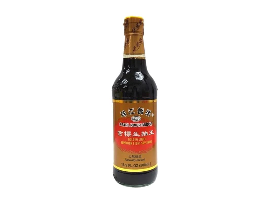 Pearl River Bridge Golden Label Superior Light Soy Sauce 16.9 fl. oz x 2 Bottles