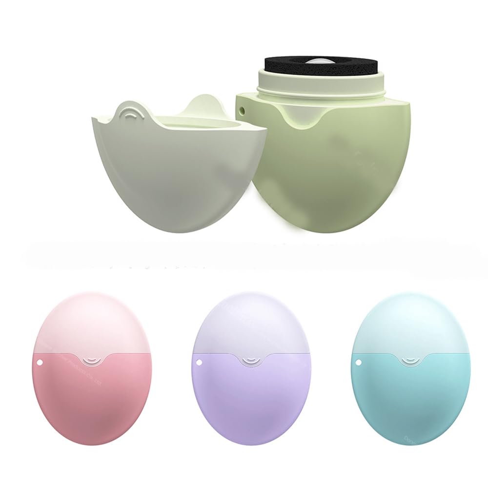 1 piece Silicone sunscreen applicator, portable body lotion applicator, water replenishing applicator (green)