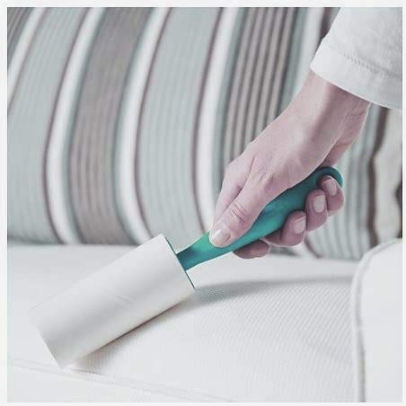 DecorRack Lint Rollers with Extra Refill, Pet Hair Remover, 300 Extra Sticky Sheets, 4 Lint Rollers Dog & Cat Hair Removal, Lint, Dust from Clothes
