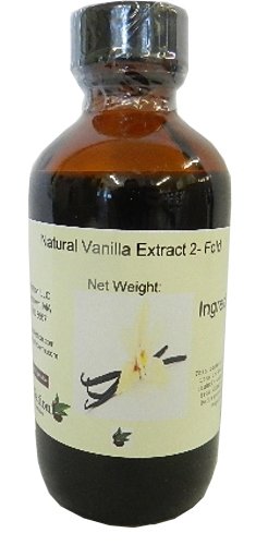 OliveNation 2X Natural Bourbon Vanilla Flavor - Double Strength Vanilla for Baking, Cooking, Ice Cream, Frosting, Non-GMO, Kosher, Gluten Free, Vegan