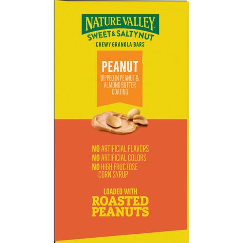 Nature Valley Granola Bars, Sweet and Salty Nut, Peanut, 18 Bars, 21.6 OZ