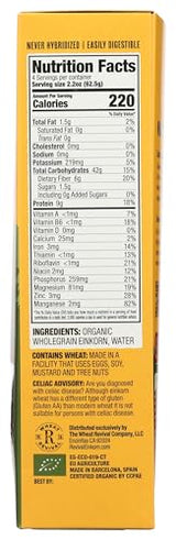 Revival Einkorn, Organic Pasta Fusilli, 8.8 Ounce