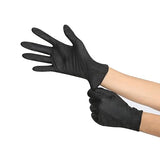 BLUZEN Black Extra Strength Disposable Nitrile Gloves XLarge, Rubber and Latex Free Gloves, For Surgical, Medical, Food Service, Kitchen, Mechanic