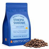 Ethiopia Shantawe Coffee, Medium Roast Ethiopian Coffee Beans, Floral & Fruity Notes with Jasmine, Plum & Lavender, Flavored Single Origin Whole Bean