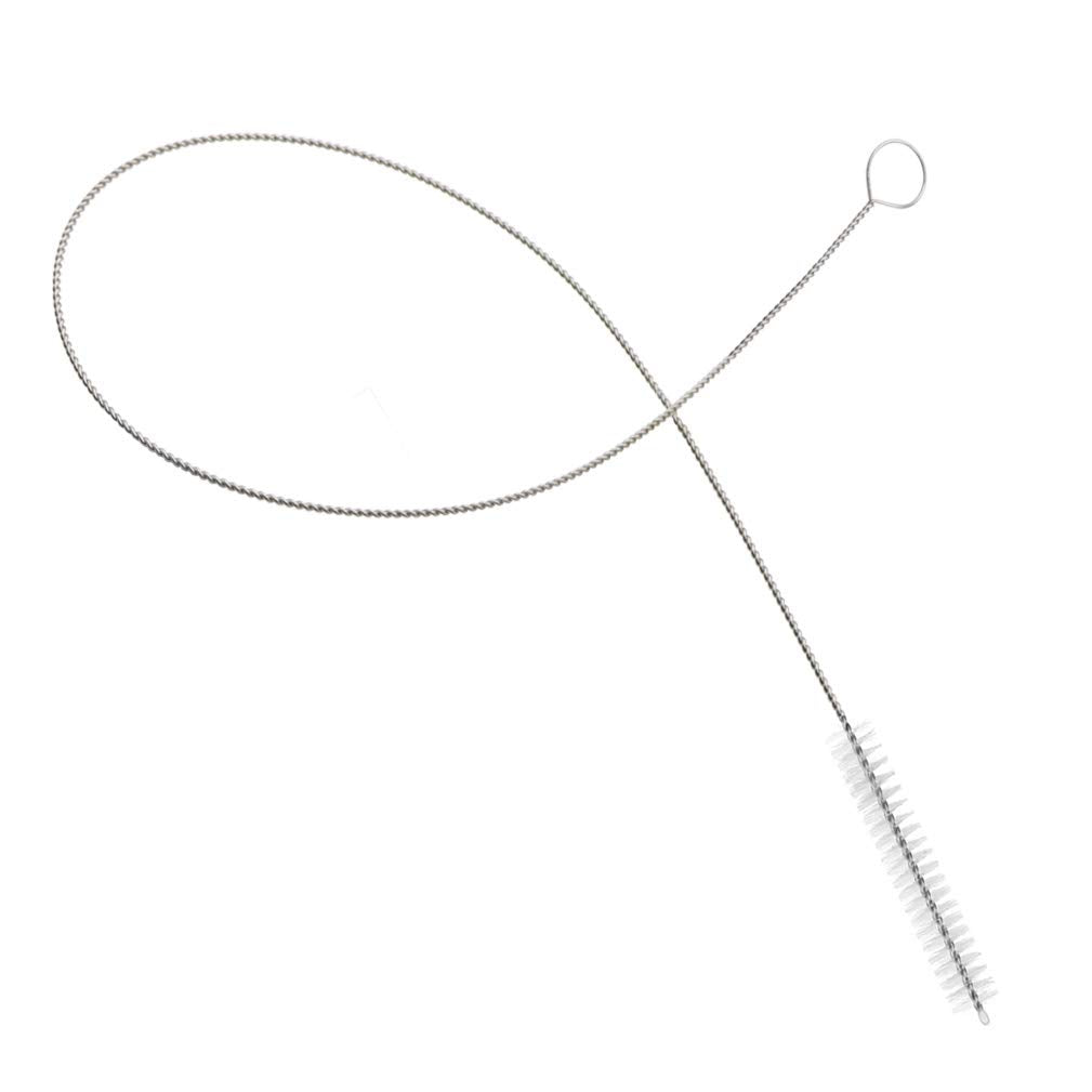 2 Pcs Cleaning Brush Bristle Tip 3/8” by 32” Inch Long - Flexible Cleaner Tool for Clean Keg, Feeding Tube, Line Tube Hose