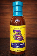 Bayou Brothers Lets Geaux; Sweet Heat Epic Authentic Cajun BBQ Sauce, Perfect for Dipping, Tossing, Glazing