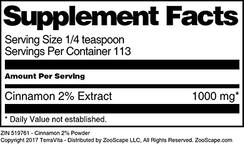 Cinnamon 2% Powder (4 oz, ZIN: 519761)