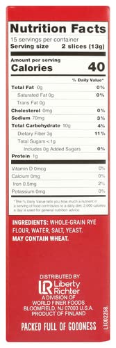 Finn Crisp Sourdough Rye Thins, Original Crispbread, 7 Ounce Boxes (Pack of 9)