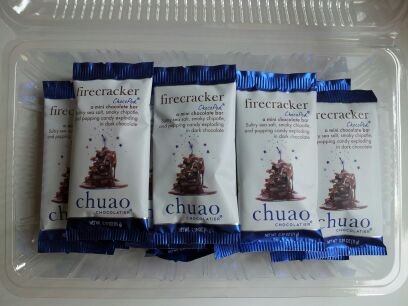 Chuao Mini Chocolate Bar 0.39 Oz. - Pack of 10 (Firecracker)