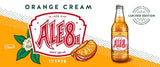 Ale 8 One Orange Cream, Glass Bottles, 12 Ounces, Pack of 6, 100% Kentucky Soft Drink