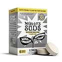 Molly's Suds Washing Machine Cleaner | Removes Odors & Grime from Front & Top Loader Machines, Including HE (Citrus - 6 Tablets)