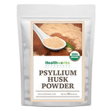 Healthworks Superfoods Organic Psyllium Husk Powder - 32 Oz / 2 Lbs - Raw - Certified Organic - Finely Ground Powder from India - Keto, Vegan