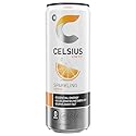CELSIUS Sparkling Orange, Functional Essential Energy Drink, 12 Fl Oz