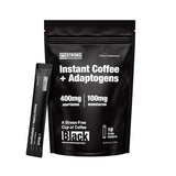 Strong Coffee Co. Instant Black Coffee | Premium Organic Coffee with Nootropics & Adaptogens, NeuroFactor®, L-Theanine, Ashwagandha, Reishi & MCT Oil
