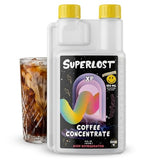 Superlost Coffee Concentrate Instant Coffee Freeze Dried 16 Servings 100mg Caffeine Per Shot Cold Brew Concentrate for Hot or Iced Coffee Instant