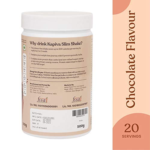 Meal Replacement Slim Shake Chocolate 500g