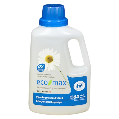 Ecomax Concentrated Hypoallergenic Laundry Detergent, 1890 ML