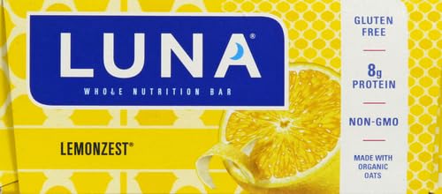 Luna Lemon Zest Snack Bar, 1.7 Ounce -- 240 per case.