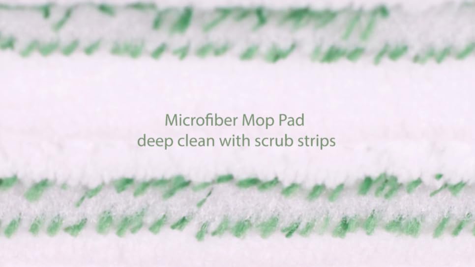 Fern MK27123 Microfiber Mop Refill Pad - Machine Washable with Scrub Strips for Fern 48? Mop Kits- 2 Pack