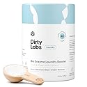 Dirty Labs | Scent Free | Bio Enzyme Laundry Booster | 48 Loads (1 lb) | Hyper Concentrated | High Efficiency & Standard Machine Washer | Nontoxic