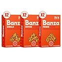 Banza Gluten-Free Chickpea Pasta, Variety Pack 20g Protein | Lower Carb | High Fiber | High Protein | Plant Based Pasta | 8oz (Pack of 6)