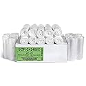 Aluf Plastics 10 Gallon Trash Bags - (COMMERCIAL 1000 PACK) - Source Reduction Series Value High Density 6 MICRON gauge - Intended for Home, Office