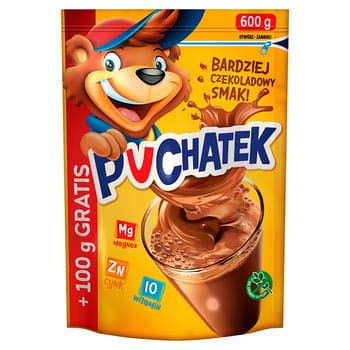 Puchatek Cocoa Drink with Vitamins and Calcium 600g