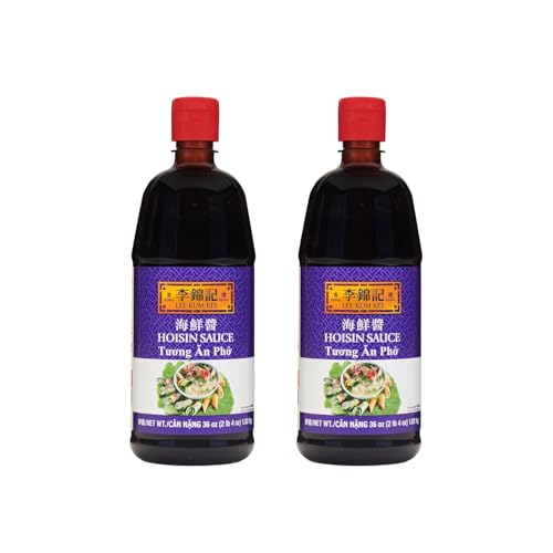 Lee Kum Kee Hoisin Sauce (36 oz - 2 Pack), Sweet & Savory, Ideal for Marinades, BBQ Sauce, Dips, Stir-Frying, Pizza, Peking Duck, and Soup Noodles