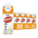Boost Very High Calorie Very Vanilla Nutritional Drink - 22g Protein, 530 Nutrient Rich Calories, 8 Fl Oz (Pack of 24)