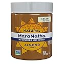 MaraNatha Natural Creamy Almond Butter, Gluten Free Nut Butter, No Stir, No Sugar or Salt Added, 12 Ounce Jar