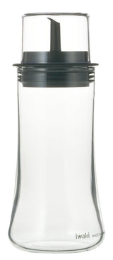 iwaki AGC KT5032-BK Techno-Glass, Heat-resistant Glass, For Soy Sauce, For Soy Sauce, 5.3 fl oz (160 ml), Spill Resistant, Condiment Container