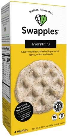Swapples Everything Waffles, 11.14 Ounce - 6 per case.