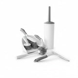 OVENTE Multipurpose Household Cleaning Kit, Deep Cleaning Brush Set with Wiper & Dustpan, Ergonomic Handle & Stiff Bristles, Ideal for Cleaning