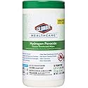 Clorox Healthcare Hydrogen Peroxide Cleaner Disinfectant Wipes, 6.75" x 9", 95 Count (Package May Vary)