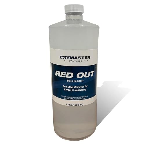 Drymaster Systems Red Out Carpet & Upholstery Food and Drinks Dye Stain Remover, 1 Quart