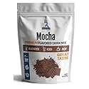Royal Flavorings Mocha Premium Flavored Frappe Drink Mix for Blended Frappe, Iced or Hot Drinks, Stand up Resealable Bag 3 Lb.