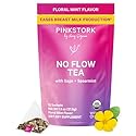 Pink Stork No Flow - Organic Sage Tea to Dry Up Breast Milk Supply and Decrease Milk Production, Stop Breastfeeding, Wean Lactation Naturally