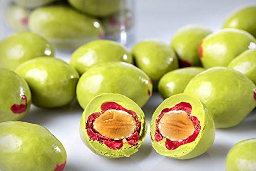 Koppers Pimento Olive Chocolate Almond, 6oz Package, with Melt Protection