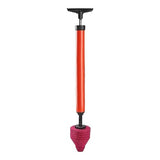 High-Pressure Air Toilet Plunger - PVC Bathroom/Sink Unclogger with Anti-Slip Grip, 360° Sealed Blaster for Kitchen Pipes & Floor Drains (No Leakage)