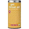 The Republic of Tea - Organic Get Throat Aid Herb Tea Tin, 36 Tea Bags, Naturally Caffeine Free Be Well Tea