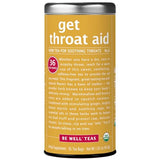 The Republic of Tea - Organic Get Throat Aid Herb Tea Tin, 36 Tea Bags, Naturally Caffeine Free Be Well Tea