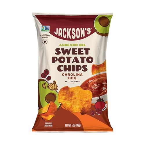 Jacksons Chips Chips Swt Pot Carolina Bbq 5 OZ