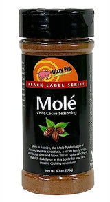 Dizzy Pig Molé Chile Cacao Seasoning Rub (8oz Shaker) - Seasons 30+lbs of Food - Hand Made in the USA - MSG Free, Gluten Free
