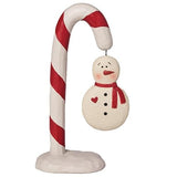 Blossom Bucket Candy Cane with Snowman