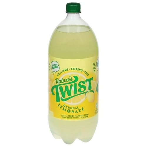 Nature's Twist Original Lemonade Juice Drink, Caffeine Free, 2 Liter Bottle
