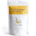 Scratch Gold Yeast - Instant Dry Yeast for a Rapid Rise - Add Straight to Dry Mix - Perfect for Making Bread, Bread Machines, Pizza Dough, Crusts