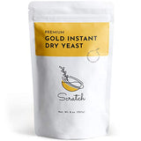Scratch Gold Yeast - Instant Dry Yeast for a Rapid Rise - Add Straight to Dry Mix - Perfect for Making Bread, Bread Machines, Pizza Dough, Crusts