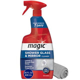 MAGIC Shower Glass and Mirror Cleaner Spray Bundle, Fog & Streak Free, Removes Soap Scum, Rust Stains, Fingerprints, Dirt, and Hard Water, Perfect