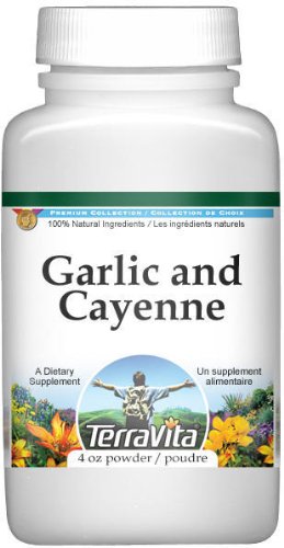 Garlic and Cayenne Combination - 1% Allicin - Powder (4 oz, ZIN: 516133)